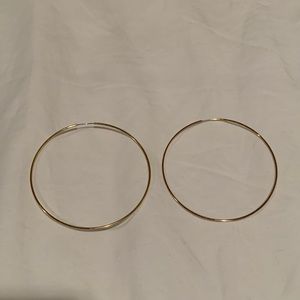 Gold Plated Hoops